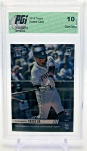 Fernando Tatis Jr. 2019 Topps Now #16 Rookie Card PGI 10 Gem Mint - Picture 1 of 2