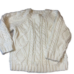 Old Navy Beige Cable Sweater 2T Holidays 