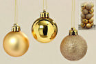 Weihnachtskugeln Deko Kugeln Christbaumkugeln Mix gold Schmuck Weihnachten