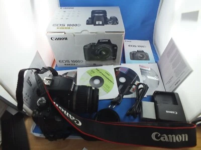 Canon EOS 1000D DSLR Spiegelreflexkamera Kamera EF-S-55 Kit Spiegelkamera OVP  - Bild 1 von 4
