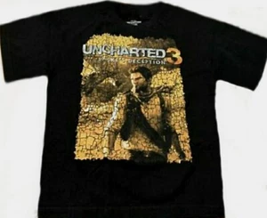 UNCHARTED 3 Drakes Deception t-shirt Size M L XL New Child 8 10 12 14 16 New - Picture 1 of 1