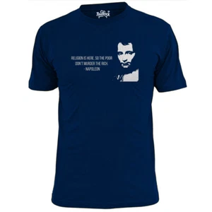 Mens Napoleon Bonaparte Religious Quote (1) T Shirt Emperor - Picture 1 of 4