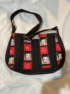 Betty Boop Filmstreifen Stoff Geldbörse Handtasche 10 x 13 und Riemen - Bild 1 von 5