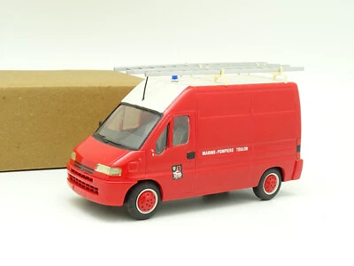 Provence Moulage Kit Monté SB 1/43 - Peugeot Boxer Fourgon Marin Pompiers Toulon - Photo 1/4