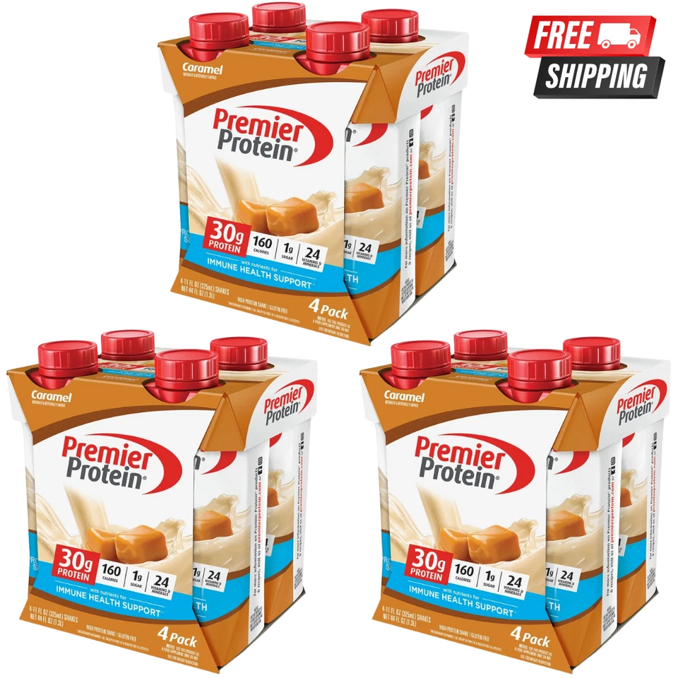 Premier Protein Shake, Caramel, 30g Protein, 11 fl oz, 12 Ct - Image 1 of 1