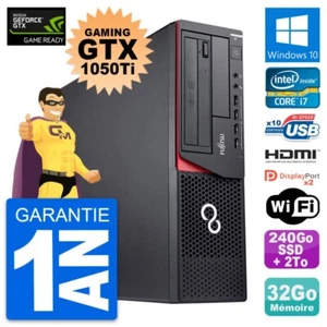 PC Fujitsu E920 Dt Gaming GTX 1050Ti i7-4790 RAM 32Go 240Go SSD+2To W10 - Bild 1 von 6