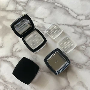 4 frascos tamiz cosmético cuadrados maquillaje bálsamo labial contenedores con espejo 15 gramos - Imagen 1 de 1