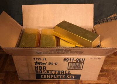 1996-97 Topps Basketball GOLD BAR Factory Set - (My LAST Set, PLUS the Case!) - Image 1 of 4