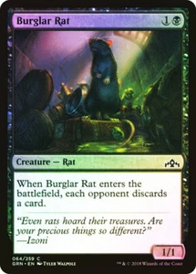 Magic The Gathering Magic The Gathering LADRÓN RATA FOIL Guilds of Ravnica casi nuevo casi como nuevo - Imagen 1 de 1
