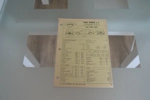 Fiche technique l'Expert automobile Ford Sierra Diesel de 1984 - Imagen 1 de 1