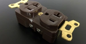 1x Pure Copper HIFI US  AC Power Receptacles Wall Outlet distributor Socket 20A  - Picture 1 of 1