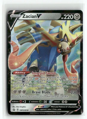 SWSH: Sword & Shield Promo Cards #SWSH018 Zacian V - Image 1 of 2