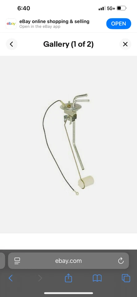 77-83 JEEP CJ5 UNIDAD DE ENVÍO DE COMBUSTIBLE SIN BOMBA TANQUE DE 15 GALONES NUEVO 692-116 Foto 1 de 1