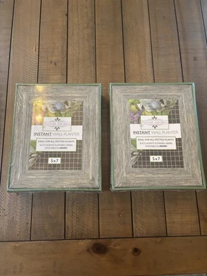2 Portrait Gardens Wall Planter (5 X 7)Instant Vertical Succulents Herbs Veggies - Image 1 of 4