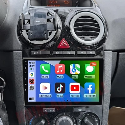 HUOFIXTECH-AUTOPARTS 9" Android 14 Autoradio Für Opel Corsa C/D Zafira B Astra H Carplay +Kamera Navi