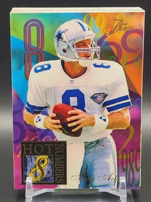 Fleer Flair Hot Numbers NFL 1994 conjunto completo 1-15 Foto 1 de 2