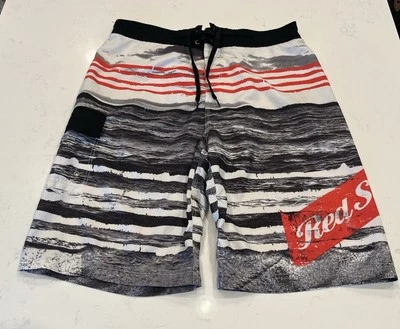 Bañador RAYAS ROJAS ADULTO Hombre 2XL JAMAICA BEER Board Shorts (34 Cintura) Foto 1 de 4