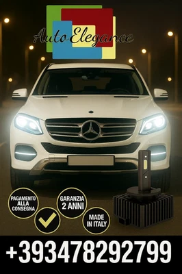 ⭐ Set LED D1S 6000K Blanc Canbus – Croisement pour Mercedes-Benz Classe M - Photo 1/4