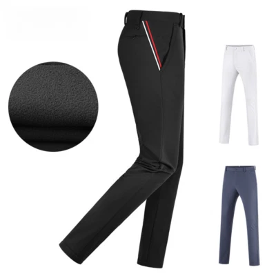 Men's Golf Pants Autumn Winter Thickened Plush Thermal Sports Pants Golf Wear - Изображение 1 из 4