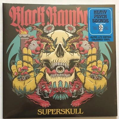 Black Rainbows Superskull Three Striped Vinyl New 0610371805199 - Image 1 of 4