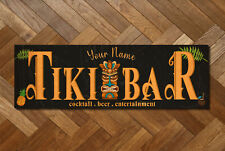 Personalised Door Room Sign Tiki Bar Decor Coastal Man Cave Beach Foamex Plaque