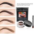One Step Brow Stamp Shaping Kit Eyebrow Definer Waterproof Set Quick Makeup E0I5