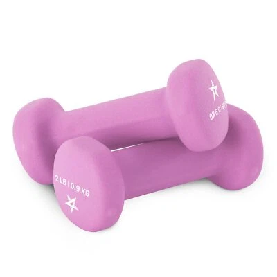 Amplificador de Ejercicio Fitness Ibs Antideslizante Hexágono 2lbs Neopreno Juego de Mancuernas para Musc... Foto 1 de 4