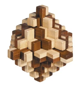 Iceberg 3D Bamboo Puzzle Fridolin IQ-Test Brain Teaser New - Picture 1 of 1