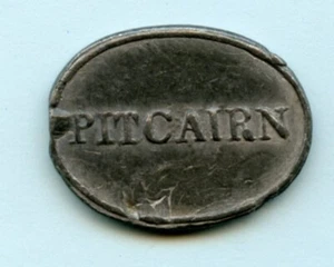 PITCAIRN CHURCH SCOTTISH CHURCH COMMUNION TOKEN 1851 - Picture 1 of 2