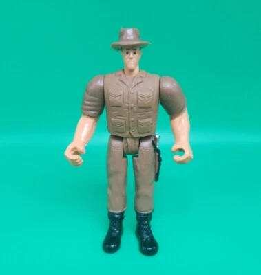 Bootleg Indiana Jones Explorer Toy Action Figure Brown Weird Tiny Head Huge Arms - Image 1 of 4