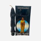 Santa Muerte Novenario 9 Velas Negras- Holy Death Figure Novena 9 Black Candles