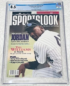 Michael Jordan 1994 Collector's Baseball Magazine White Sox CGC 8.5      POP 1 - Picture 1 of 2