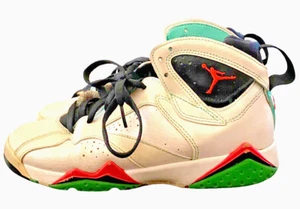Air Jordan 7 Retro Verede (GS) Youth 7.5 Green And White Sneaker 705417-138 - Picture 1 of 8
