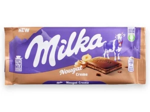 MILKA Nougat Creme Chocolate Bar | 85 g / 3 oz | European Alpine Milk - Picture 1 of 1