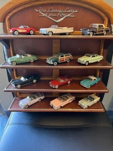 The Classic Cars Of The Fifties, Franklin Mint, 12 Cars w/Display Shelf, 1987 - Picture 1 of 5