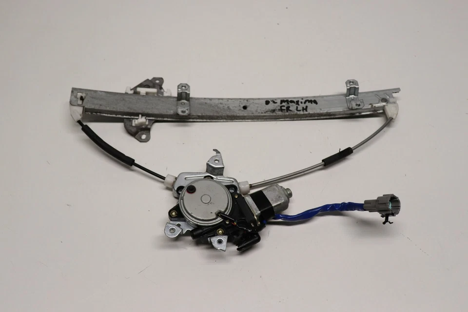 Regulador de ventana delantera Nissan Máxima P20541 2000-2003 con lado del conductor del motor OEM Foto 1 de 4