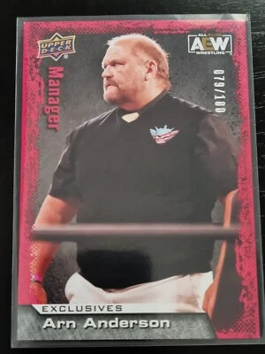 2022 AEW Arn Anderson EXCLUSIVES /100 Trading Card Upper Deck #89845 - Image 1 of 2