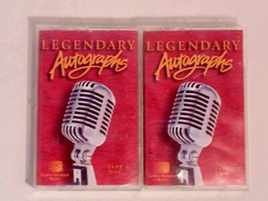 Legendary Autographs Cassette Tape Volume 1 and 2 1997 Audio Music Unforgettable - Picture 1 of 2
