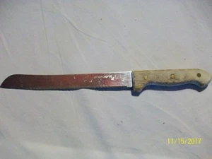 Vintage Heartland 13" Stainless Steel Knife With Wood Handle Made In Japan - Picture 1 of 3