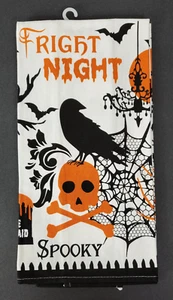 NWT~HALLOWEEN~FRIGHT NIGHT~Set of 2 Ritz 16" x 26" Cotton Kitchen Towels - Picture 1 of 4