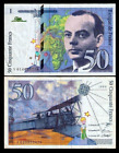 France 50 Francs P-157A 1994 Airplane Pre Euro World Currency French Money Note