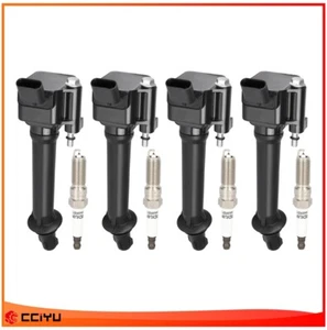 4 Ignition Coil & Spark Plug For 2016 Buick Cascada 1.6L L4 - Picture 1 of 13