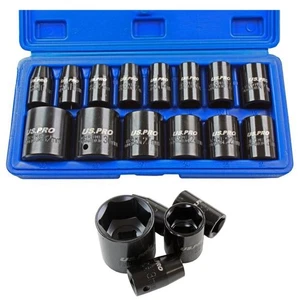 US PRO 14pc 1/2dr Shallow Metric Impact Sockets 10 to 32mm - Picture 1 of 4