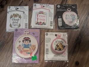 Mini Vintage Kreuzstich Sets - Menge 5 - Bild 1 von 7