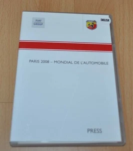 Abarth 500 Parigi 2008 FIAT ENG CD senza depliant depliant - Foto 1 di 2