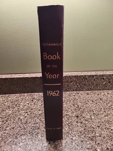 Encyclopedia Britannica Book of the Year 1962 Hard Cover w Events Of 1961 - Bild 1 von 11