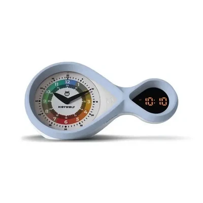 KIDYWOLF - Analoger & digitaler Wecker hellblau | 418035 | 2024 | KIDYWOLF - Bild 1 von 4