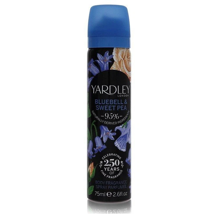 Yardley Bluebell and Sweetpea Body Spray 75ml Women