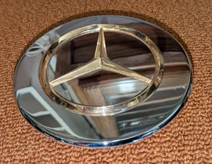 Vintage Mercedes Gold Chrome Wheel Center Cap RARE OEM R107 W126 560SL 560SEC - Picture 1 of 20