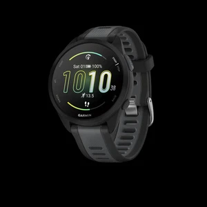 Garmin 732706 Forerunner 165 Montre connectée de course à pied, noir/gris ardoise - Photo 1 sur 5